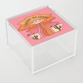 I Want To Leave Acrylic Box