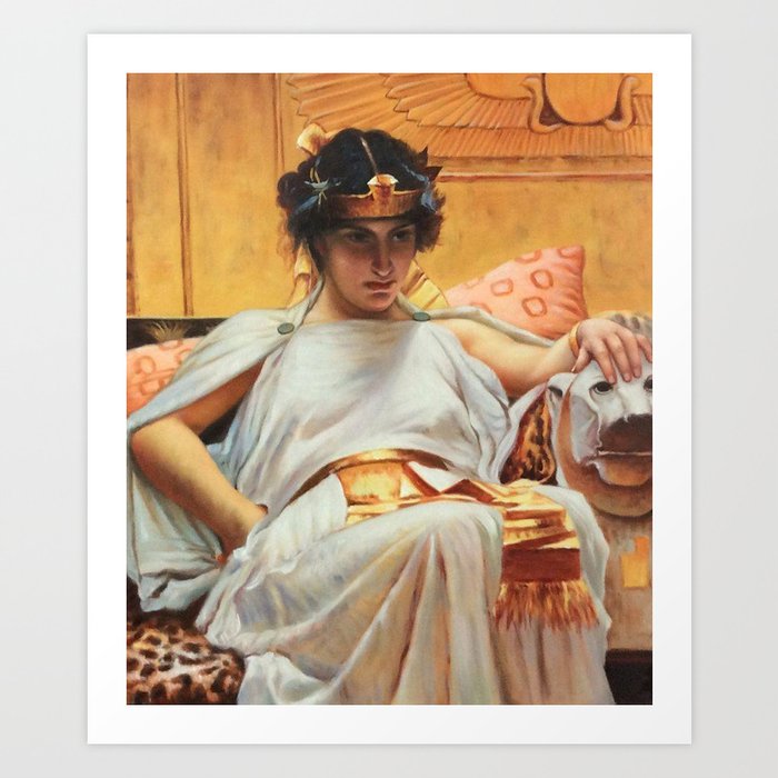 John William Waterhouse Cleopatra Art Print