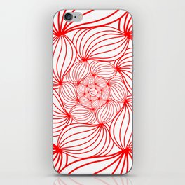 RED Net Outline iPhone Skin