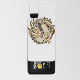 Wildcat Roar - Mountain Lion - Orange Ochre Android Card Case
