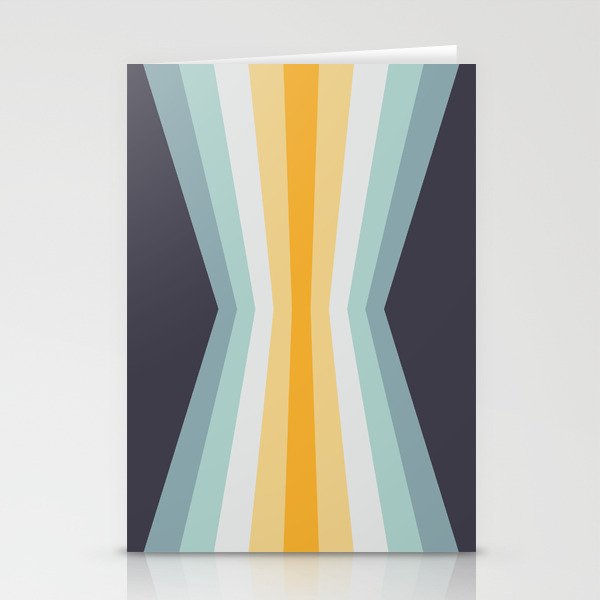 Rainbow reflection in retro style 5 Stationery Cards
