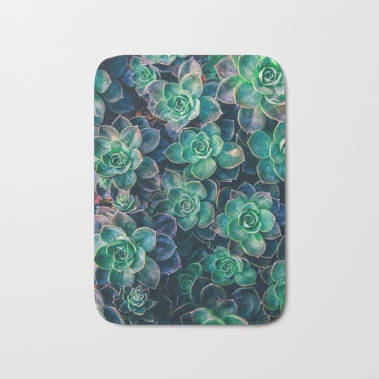 Succulent Gardens Bath Mat