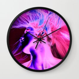 Outrageous Rock Star Vibes Wall Clock