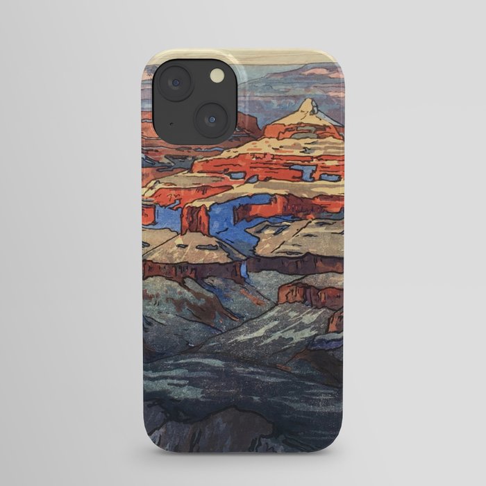 Grand Canyon, from “The United States”_Hiroshi YoshidaJapanese printmaker(1876-1950) iPhone Case