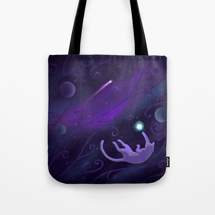 Galaxy Cat Tote Bag