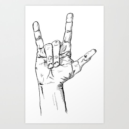 I Love You Art Print