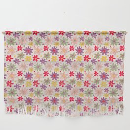 Retro Daisies & Dots Wall Hanging