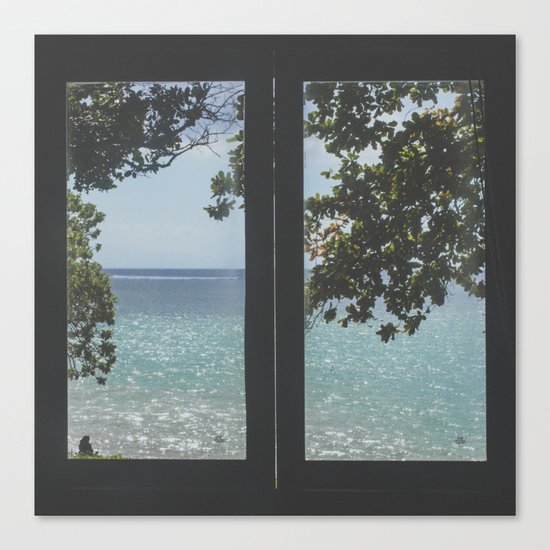 Indonesian Villa Views Canvas Print