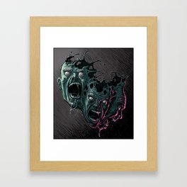 Cathartic Chaos (color) Framed Art Print
