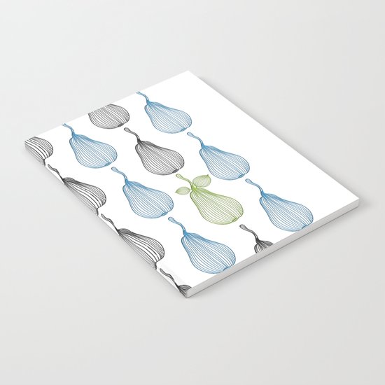 minimal pears pattern Notebook