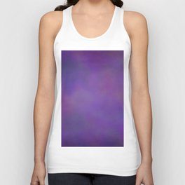 Abstract Soft Watercolor Gradient Ombre Blend 14 Dark Purple and Light Purple Tank Top