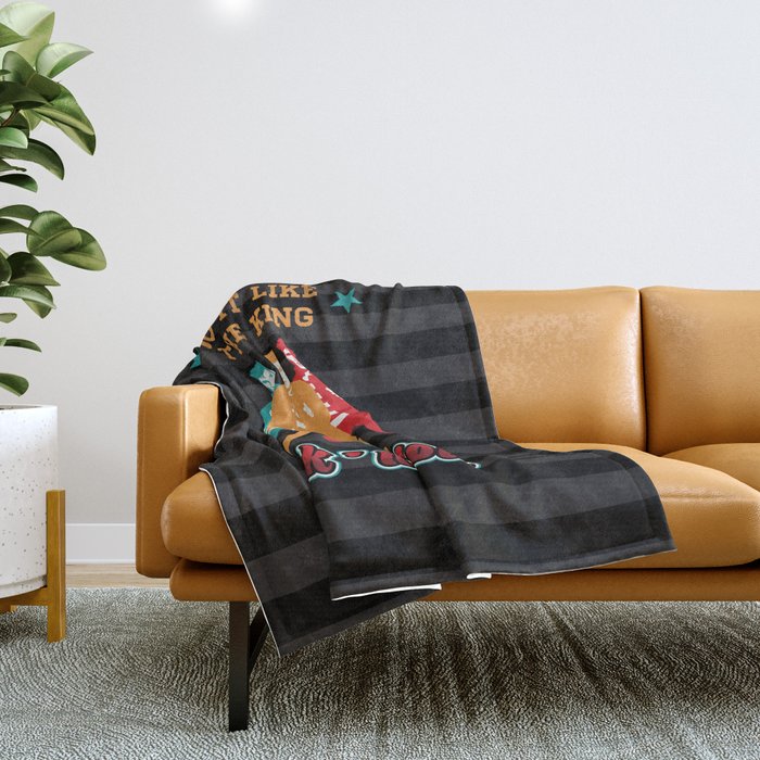 Do it like the King Throw Blanket