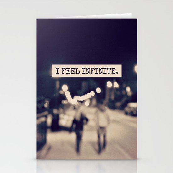 I Feel Infinite Stationery Cards