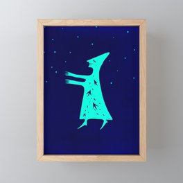 Brave new adventure -Stars Framed Mini Art Print