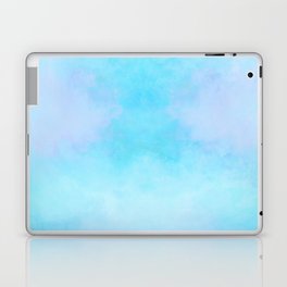 Soft lavender blue sky Laptop Skin