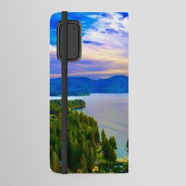 Midday Hayden Lake sky Android Wallet Case