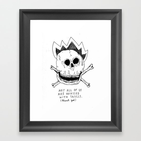GETTING RID OF PUNK-ROCK MYTHS #1 Framed Art Print