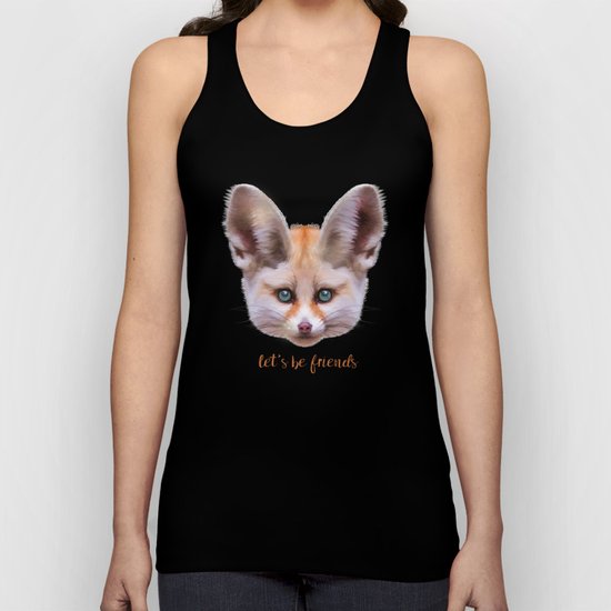 Fennec Fox Unisex Tank Top