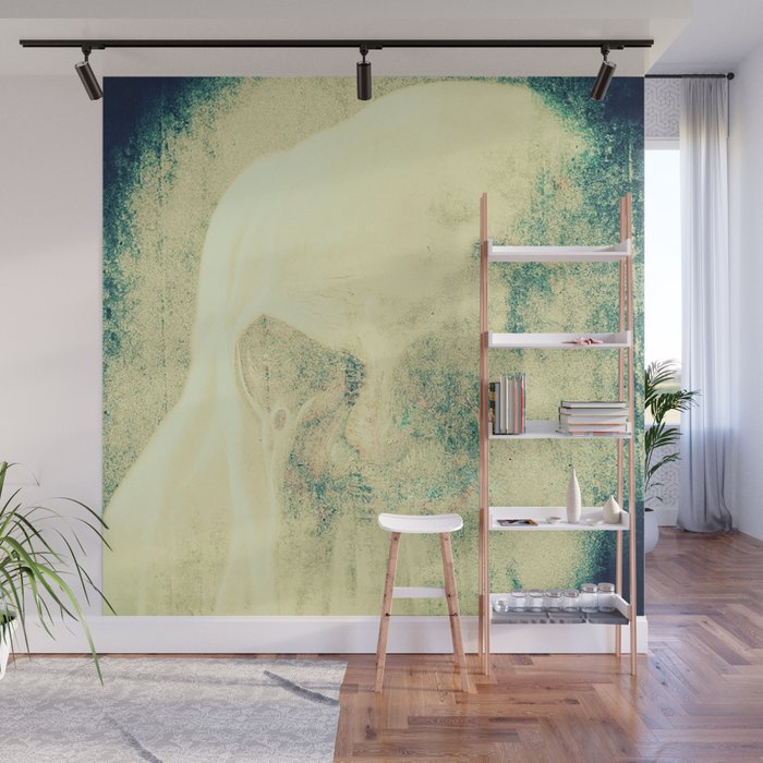 Scary ghost face #5 | AI fantasy art Wall Mural