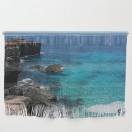 Spain Photography - Beautiful Turquoise Ocean Waves Wall Hanging