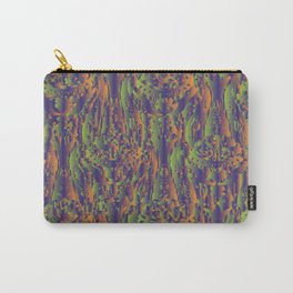 Jungle Leaves in Dark Colors Carry-All Pouch