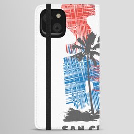 San Clemente surf paradise iPhone Wallet Case