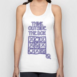 THINK OUTSIDE THE BOX Unisex Tank Top