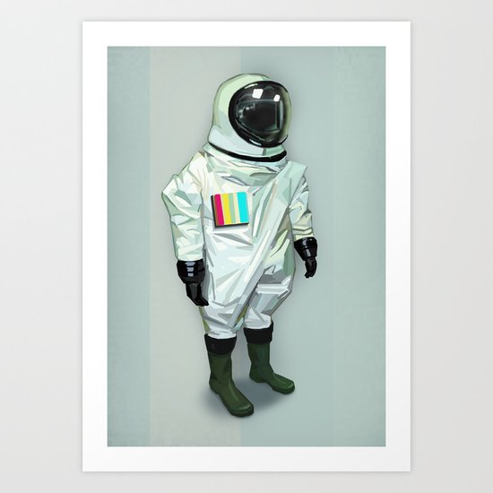 Mr CMYK Art Print