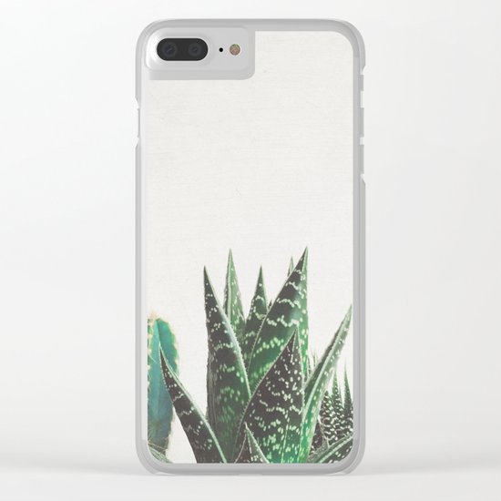 Cactus & Succulents Clear iPhone Case