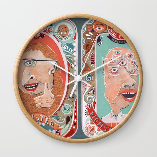 Monster Focals Wall Clock