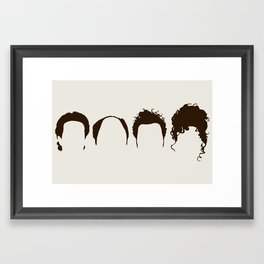 Seinfeld Hair Framed Art Print