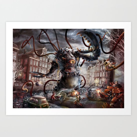 Amsterdamned Art Print