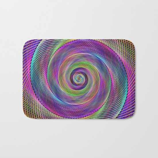Spiral magic Bath Mat