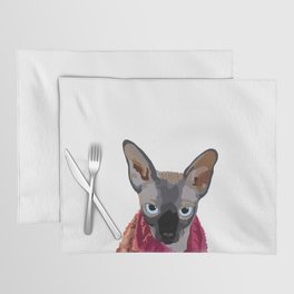 Dante the Sphynx Cat Placemat