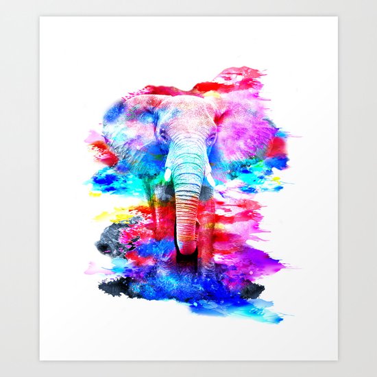 Elephant's Song Art Print