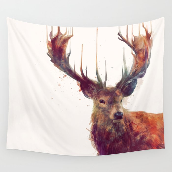 Red Deer // Stag Wall Tapestry