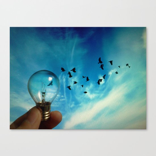 think different Canvas Print