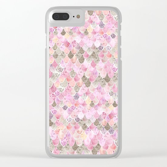 HAPPY MERMAID Clear iPhone Case