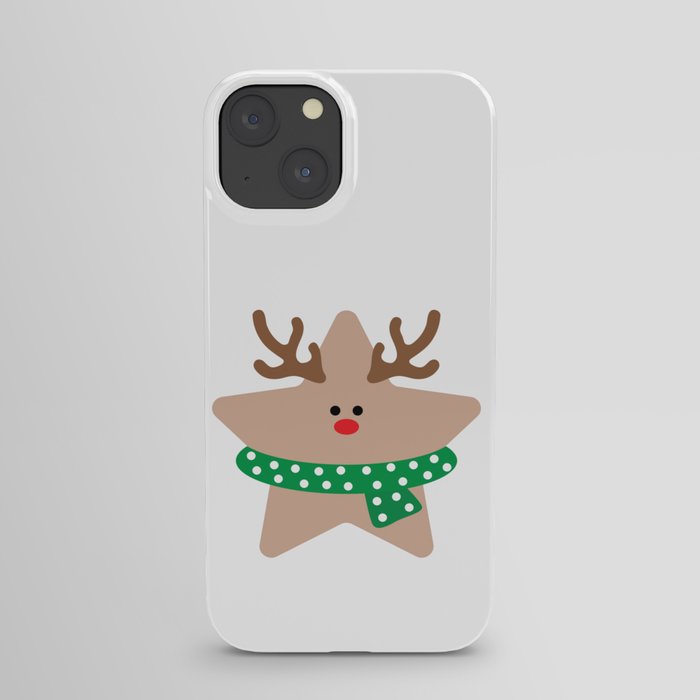 Reindeer star iPhone Case