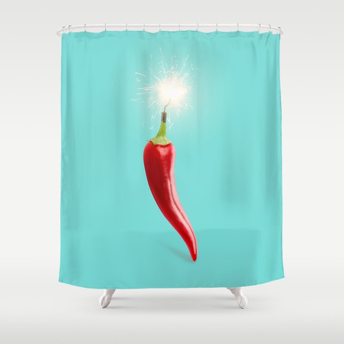 Hot bang! Shower Curtain