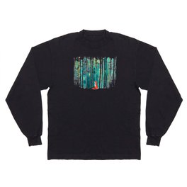 Fox in quiet forest Long Sleeve T-shirt