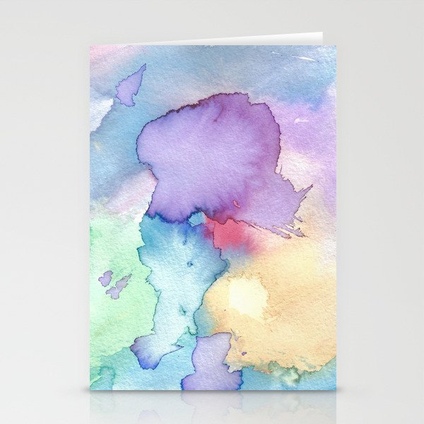 Bold watercolor Stationery Cards