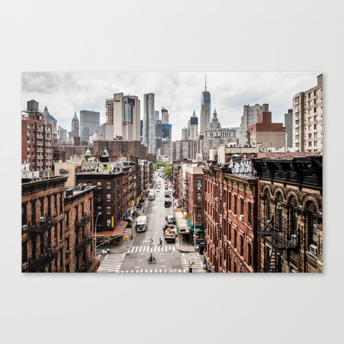 New York City Skyline (Brooklyn, Queens, Manhattan) Canvas Print