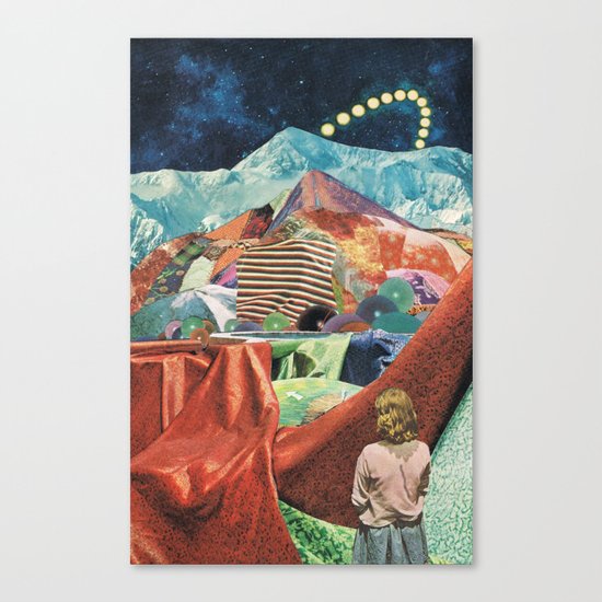 THE MELTING WALL (2015) Canvas Print