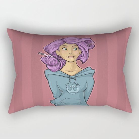 I'm a Rebel Rectangular Pillow