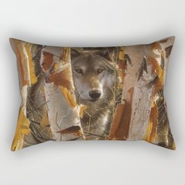 Wolf - The Guardian Rectangular Pillow