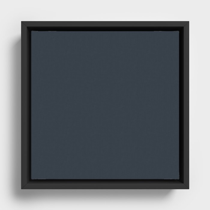 Gray-Blue Prestige Framed Canvas