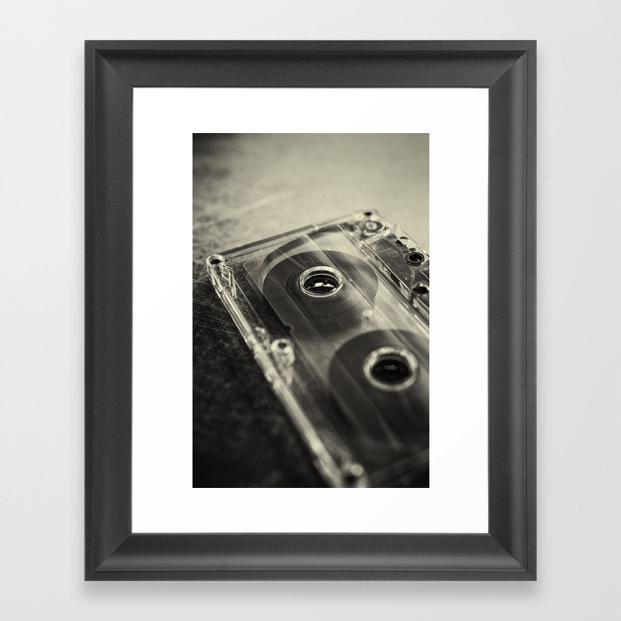 Audio Cassette II Framed Art Print