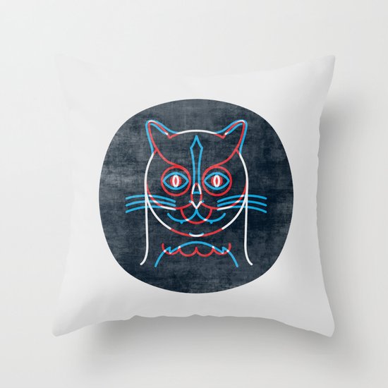 The Pussycat and The Owl Throw Pillow