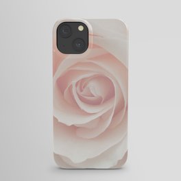 Blush Pink Rose iPhone Case